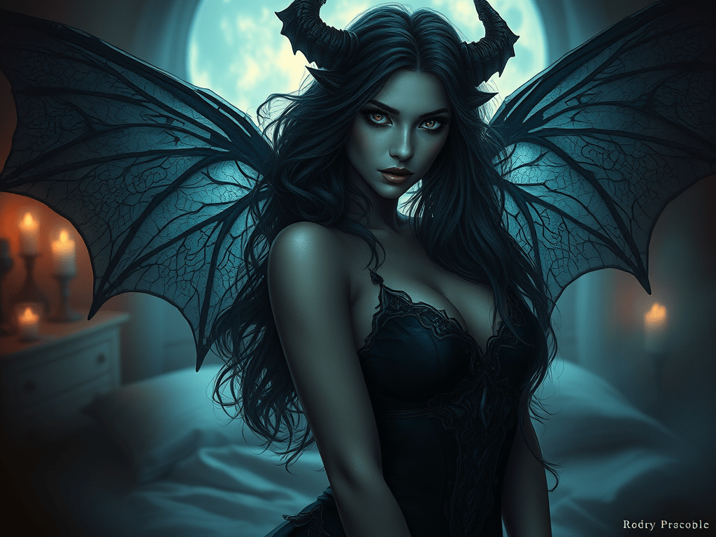 Happy Amazing Halloween Season; The Succubus Creature of The&nbsp;Night