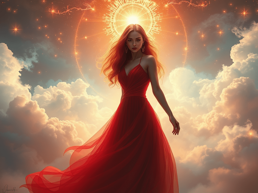 Aurora and Her Red&nbsp;Dress